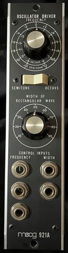 Moog-921A driver, 3x 921B VCOs with PSU